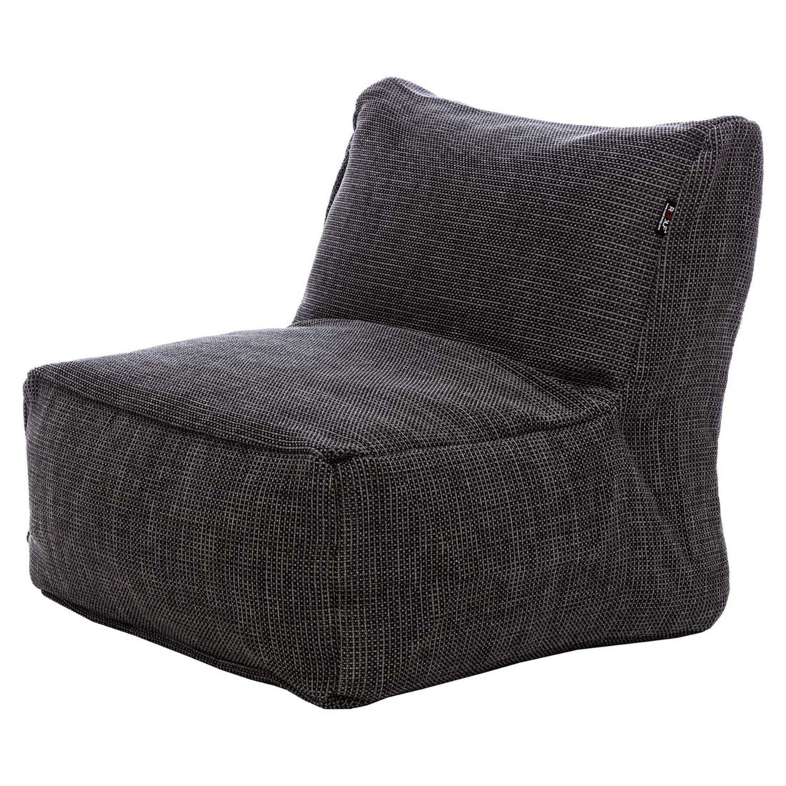 Loungestol Dotty polypropylen 75x75 cm antrasitt forfra