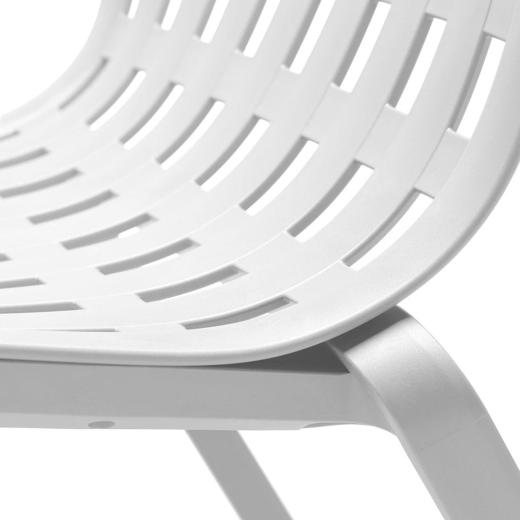 Loungestol Folio justerbar plast hvit 72 cm - Nardi