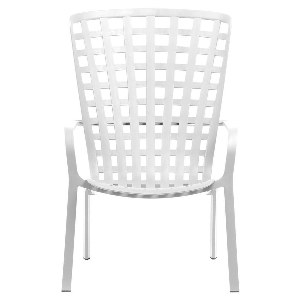 Loungestol Folio justerbar plast hvit 72 cm - Nardi