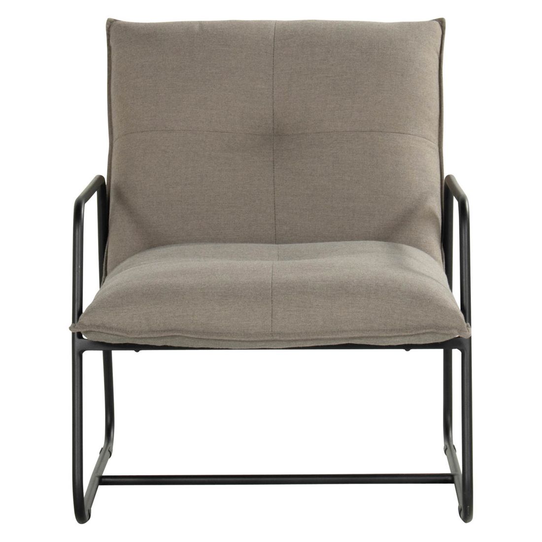 Loungestol Fontein aluminium/Sunbrella 68,5x80 cm montert på terrasse