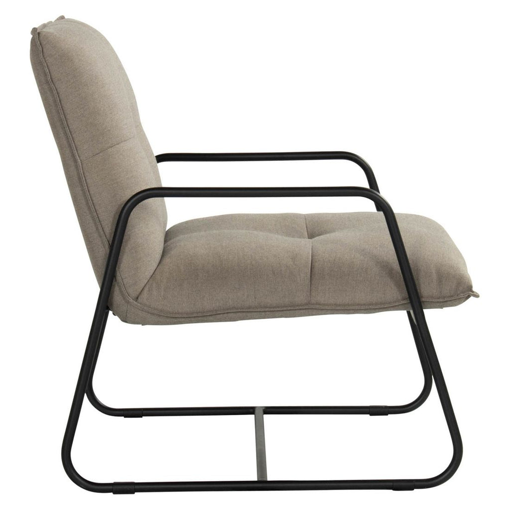Loungestol Fontein aluminium/Sunbrella 68,5x80 cm nærbilde av armlene