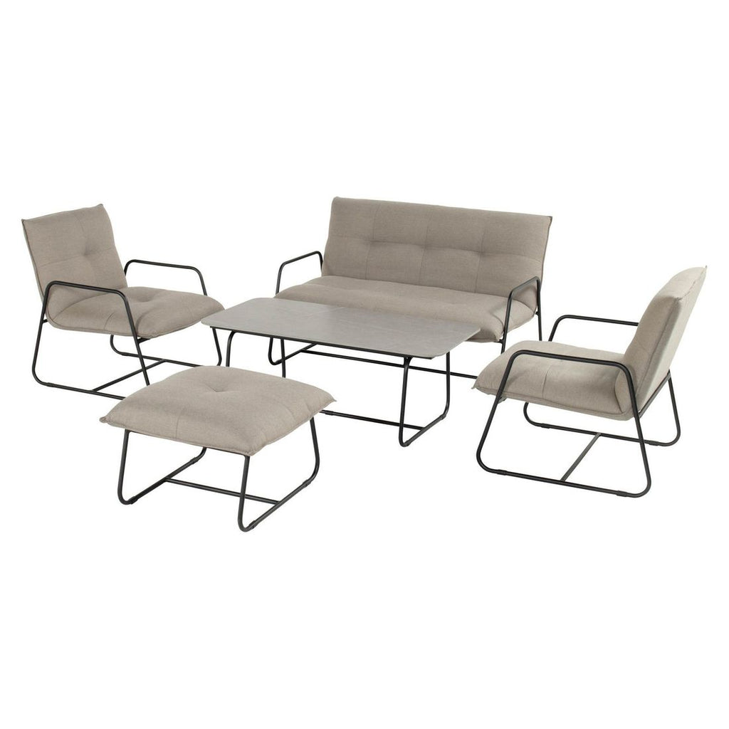 Loungestol Fontein aluminium/Sunbrella 68,5x80 cm stofftekstur