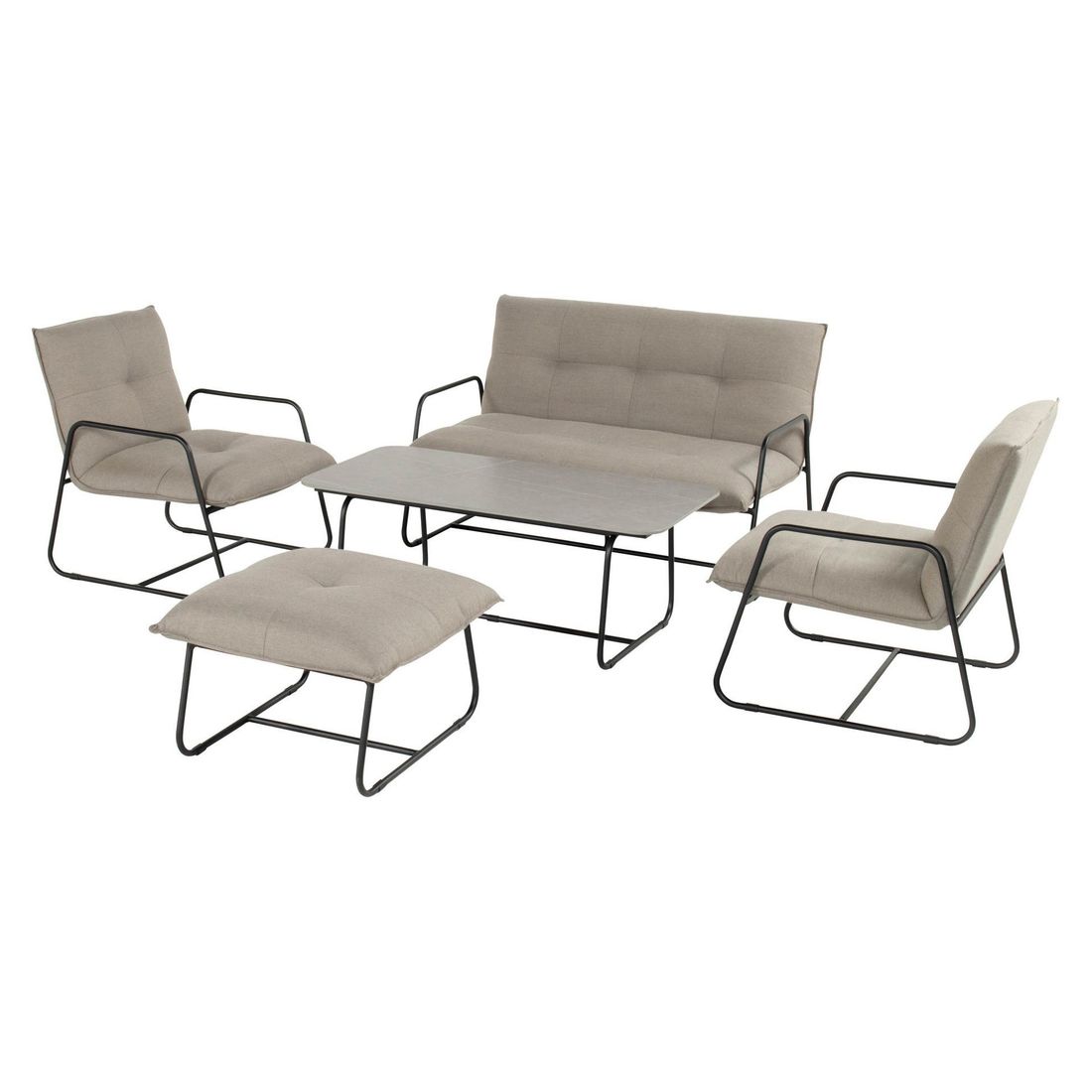 Loungestol Fontein aluminium/Sunbrella 68,5x80 cm stofftekstur