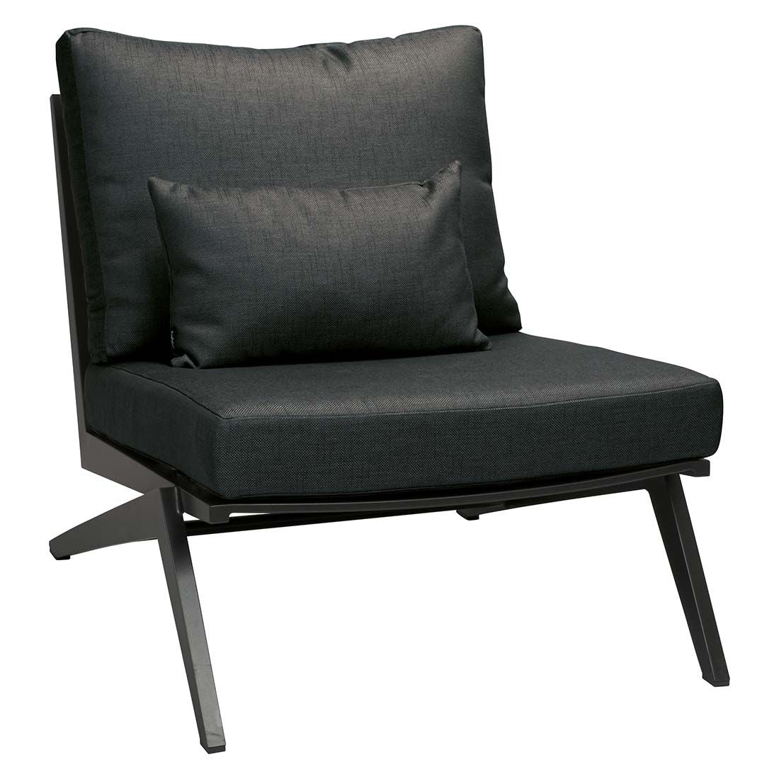 Loungestol Jackie aluminium/polyakryl 75x91 cm - Stern forfra