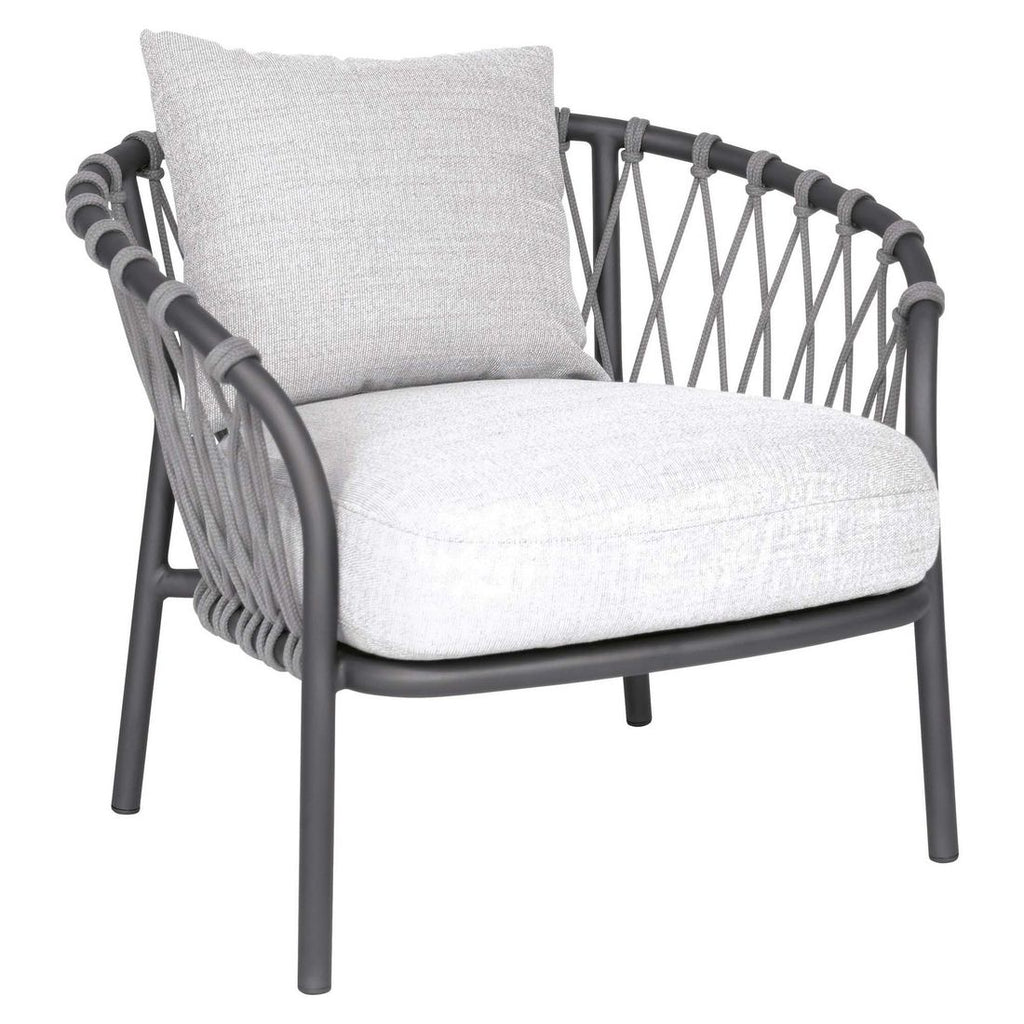 Loungestol Klea aluminium/tau 83 cm bakside