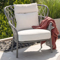 Loungestol Klea aluminium tau 93 cm forfra