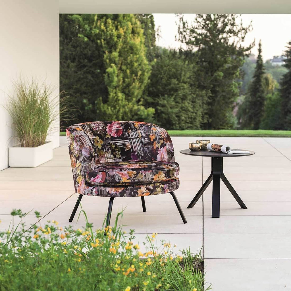 Loungestol Leni aluminium/utestoff 74x77 cm - Stern forfra