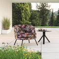 Loungestol Leni aluminium/utestoff 74x77 cm - Stern forfra