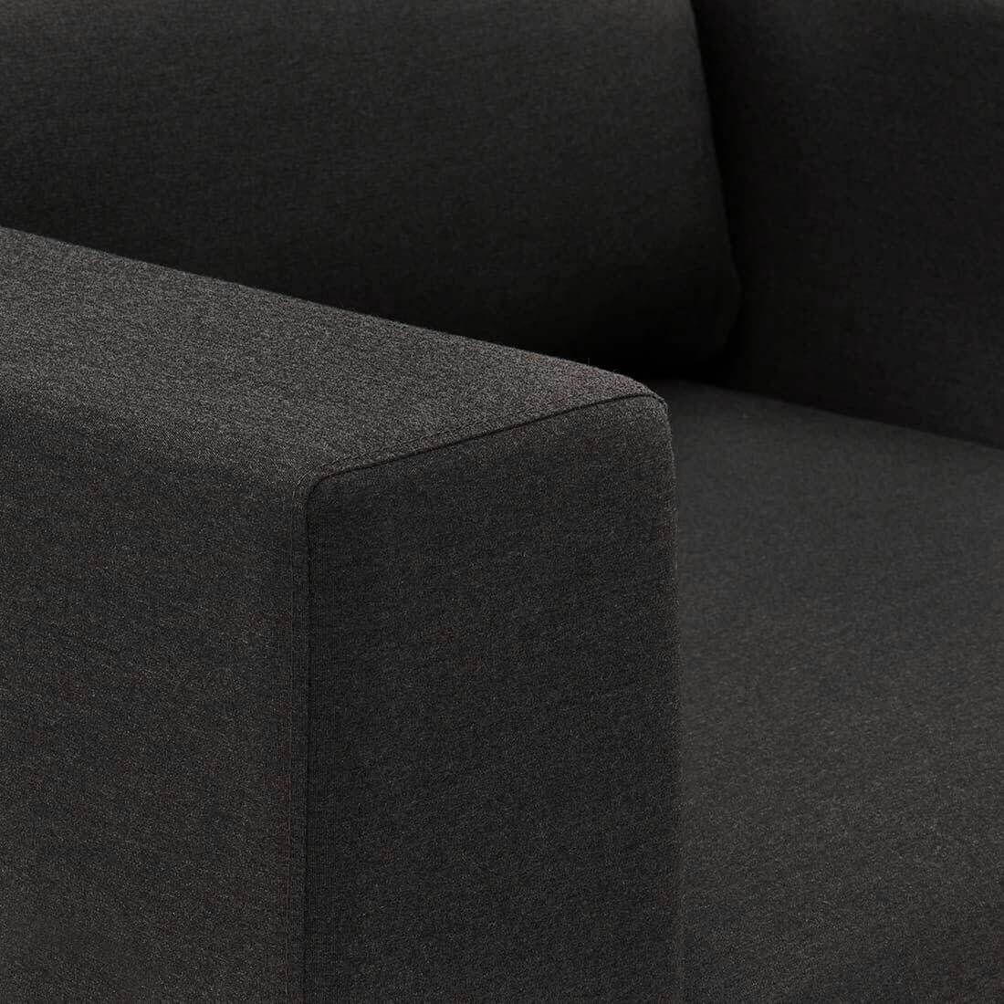 Loungestol Miami aluminium Sunbrella 107x90 cm sideprofil
