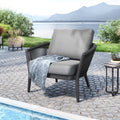 Loungestol Monet aluminium tau olefin 90 cm forfra