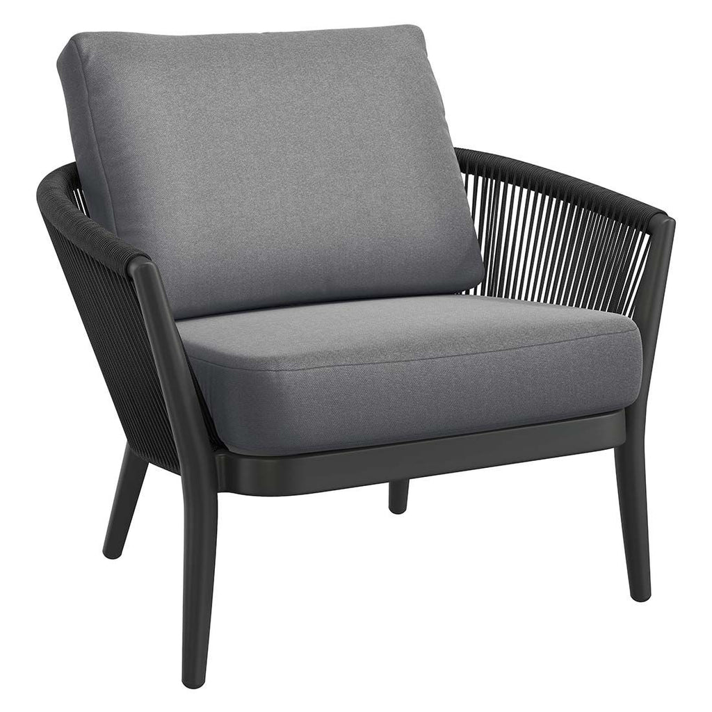 Loungestol Monet aluminium tau olefin 90 cm bakside