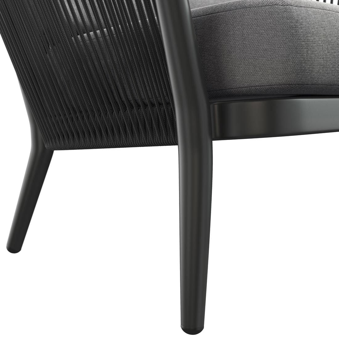 Loungestol Monet aluminium tau olefin 90 cm sidebilde