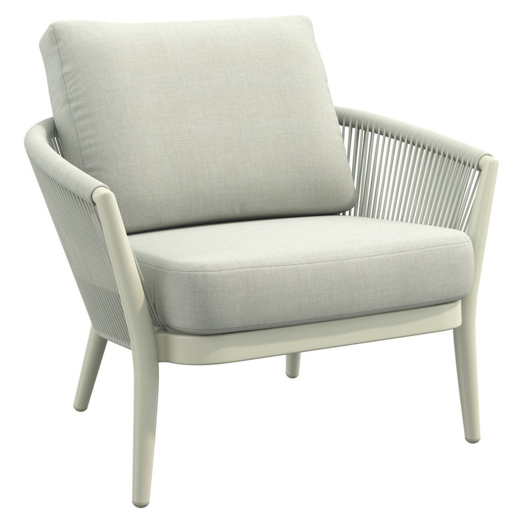 Loungestol Monet aluminium tau olefin 90x80 cm forfra