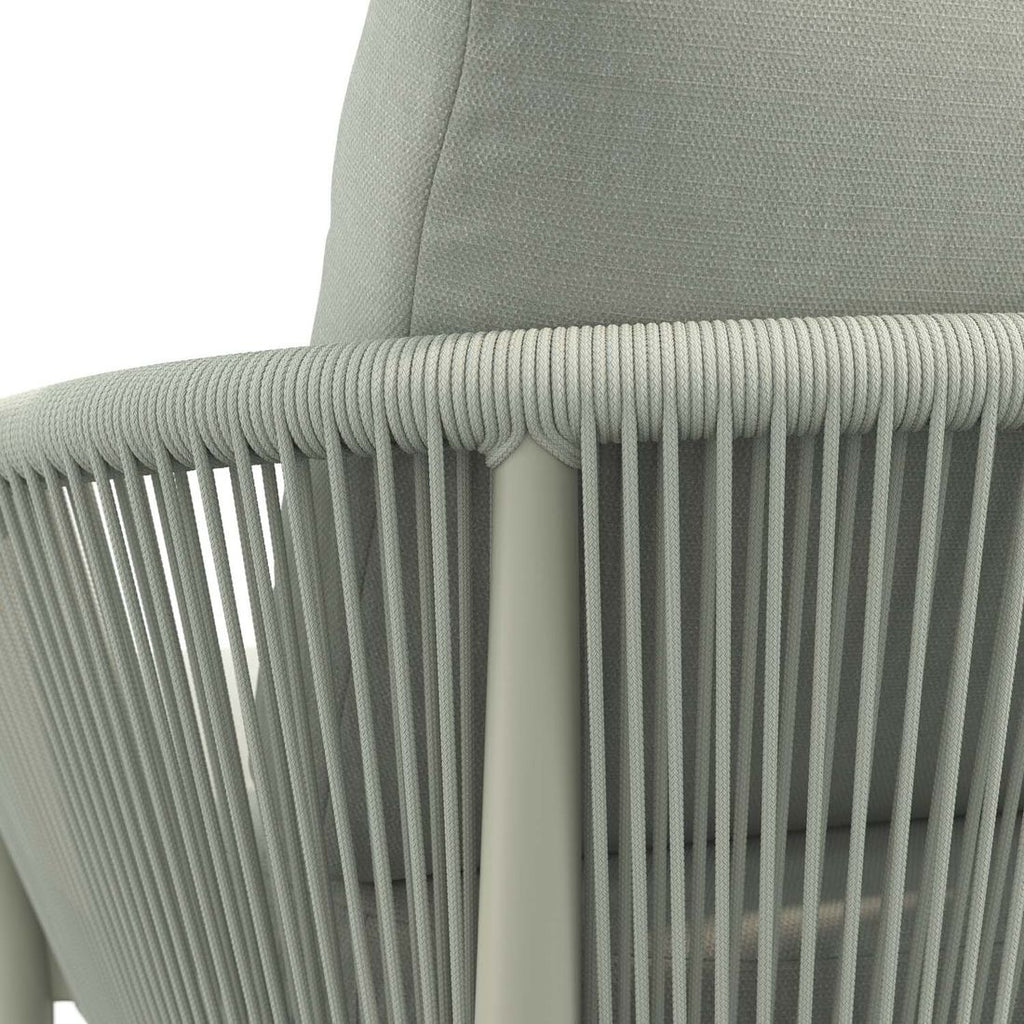Loungestol Monet aluminium tau olefin 90x80 cm helhetsbilde ute