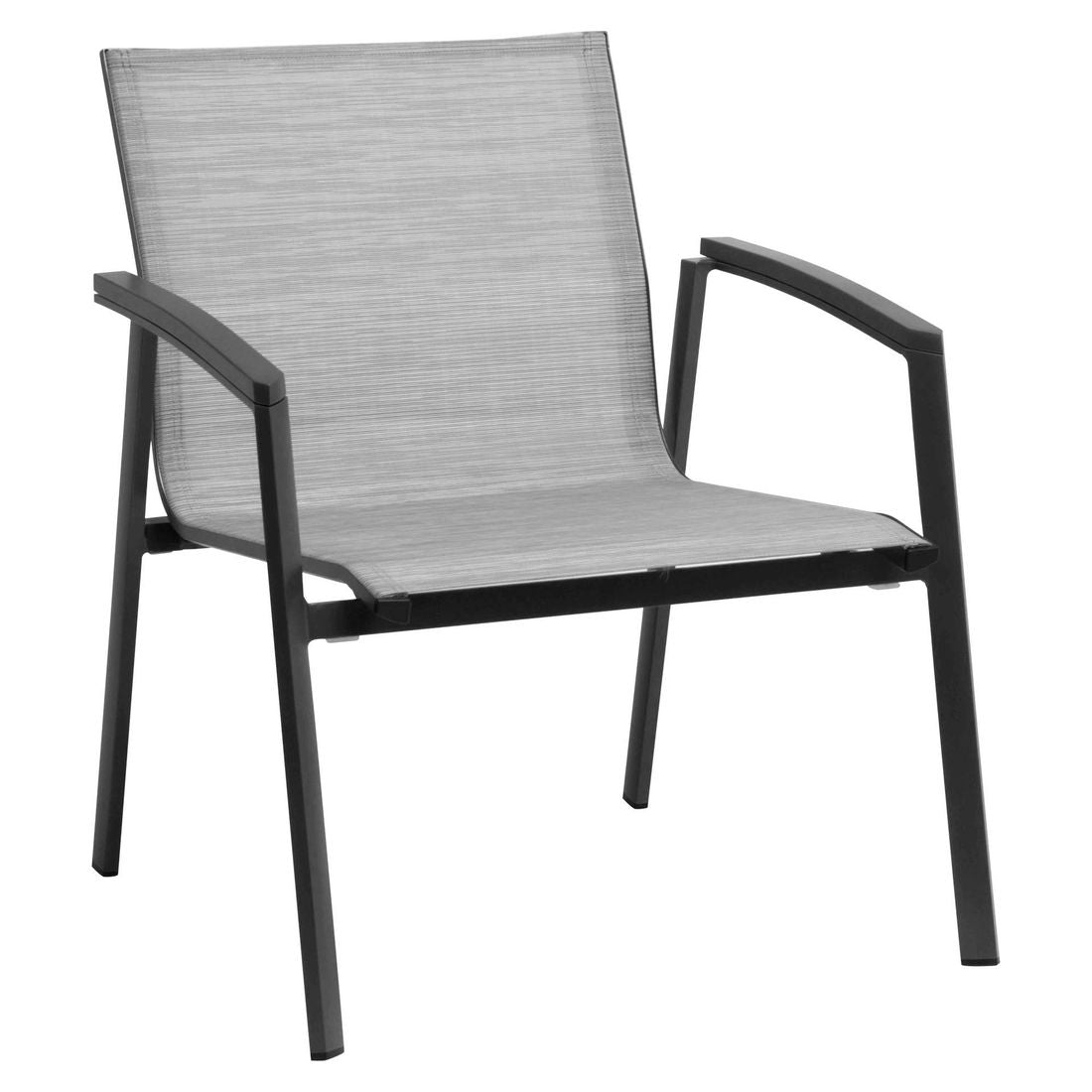 Loungestol New Top aluminium/textilen stabelbar bakside