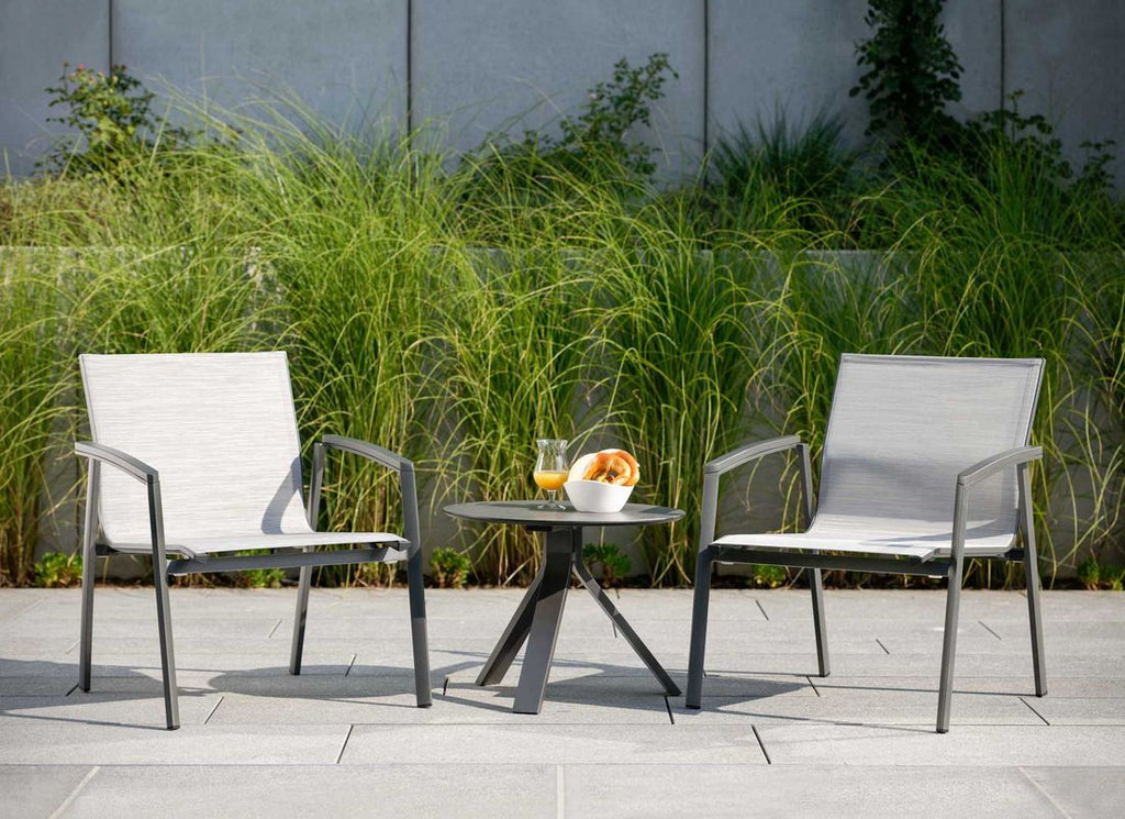 Loungestol New Top aluminium/textilen stabelbar stablet