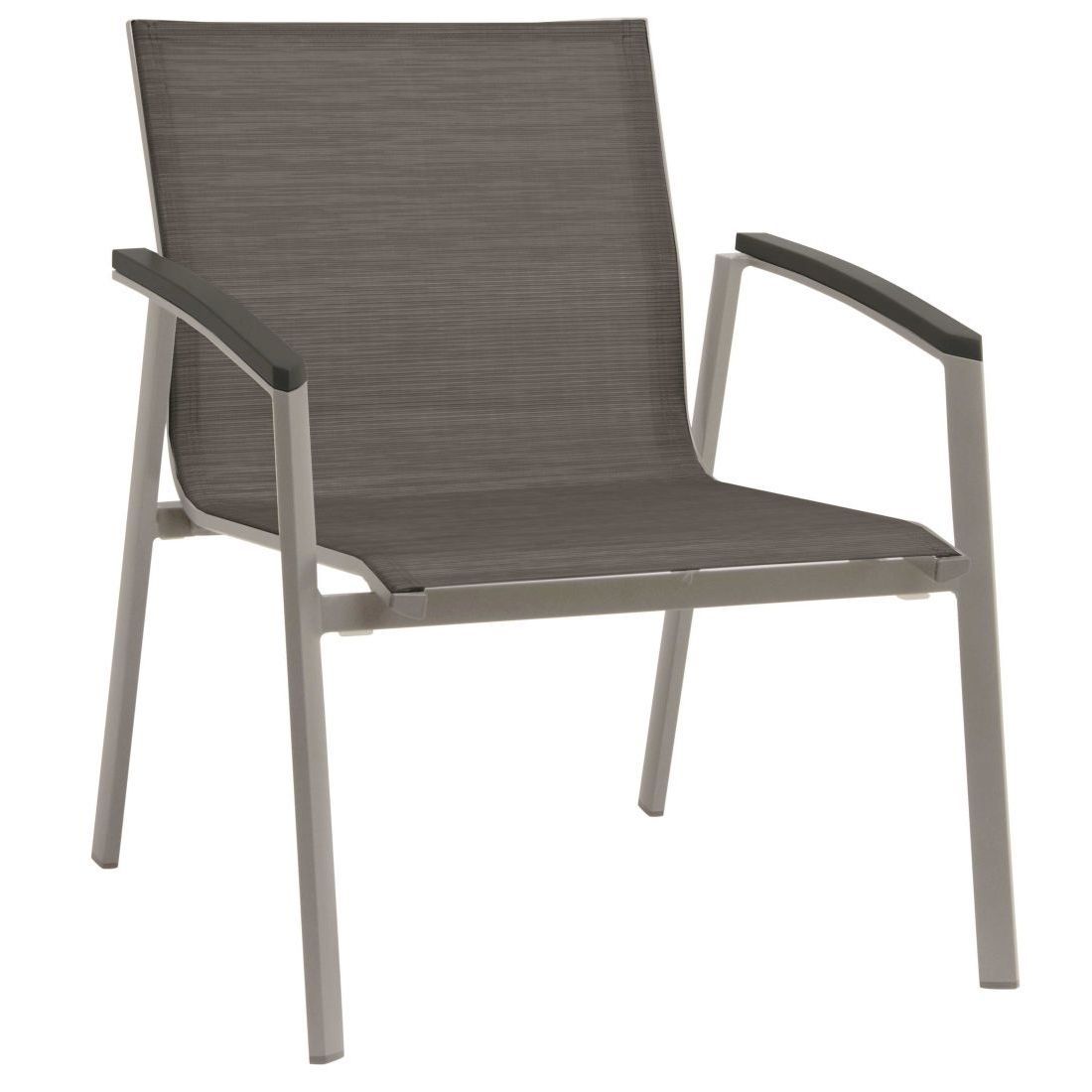 Loungestol New Top aluminium/textilen sølvgrå - Stern detalj av materiale
