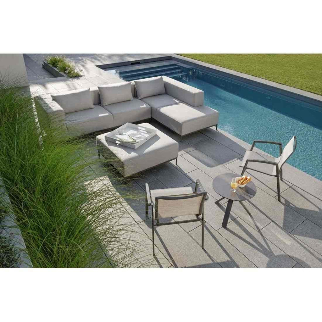Loungestol New Top aluminium/textilen stabelbar - Stern