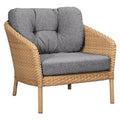 Loungestol Ocean aluminium/polyrotting 81x90 cm forfra