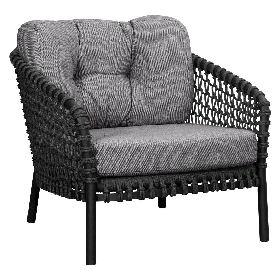 Loungestol Ocean aluminium/tau 81x90 cm - Cane-line forfra