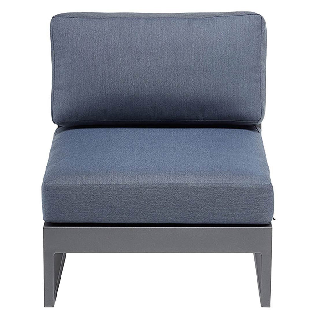 Loungestol Ocean Skid Platform aluminium 121,5 cm nærbilde av ramme