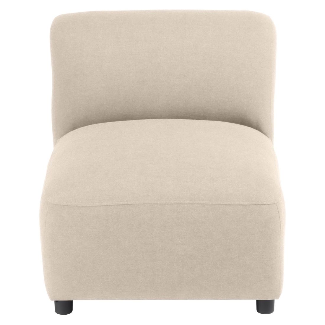 Loungestol Osea utestoff beige 70x93 cm - montert på terrasse