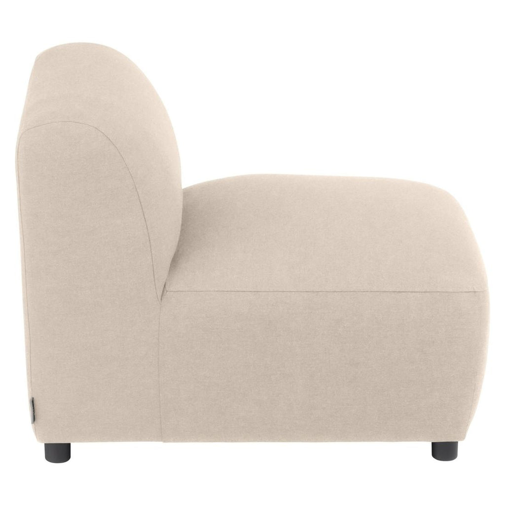 Loungestol Osea utestoff beige 70x93 cm - nærbilde av pute