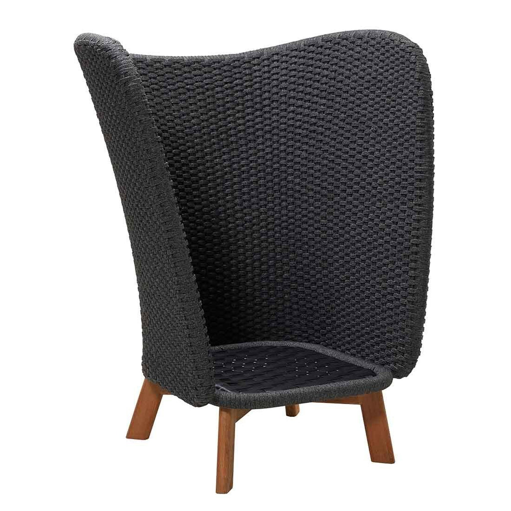 Loungestol Peacock Wing teak/tau 102x89 cm - Cane-line detalj av materiale