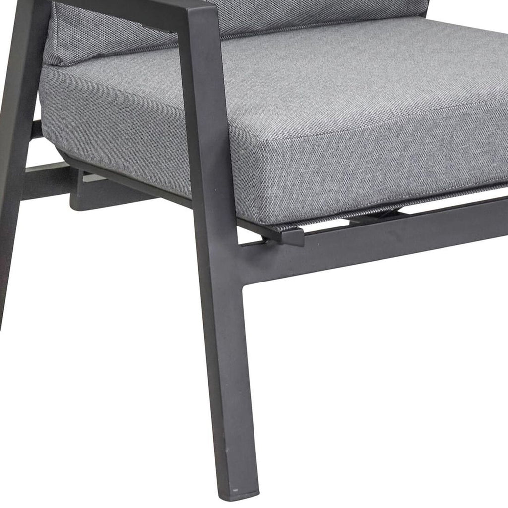 Loungestol Perth aluminium, regulerbar rygg sittende posisjon