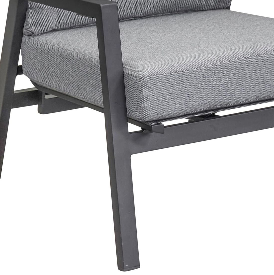 Loungestol Perth aluminium, regulerbar rygg sittende posisjon