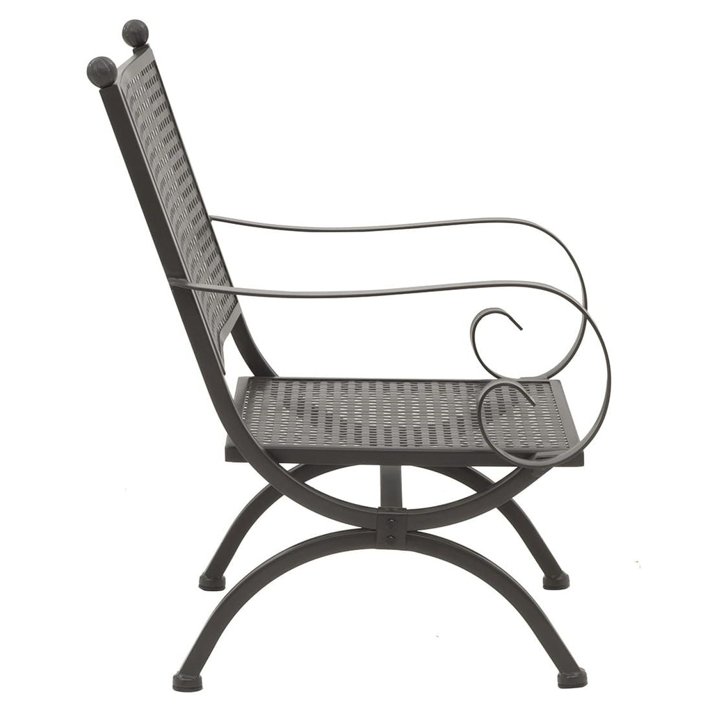 Loungestol Romeo smijern 69x65 cm montert på terrasse
