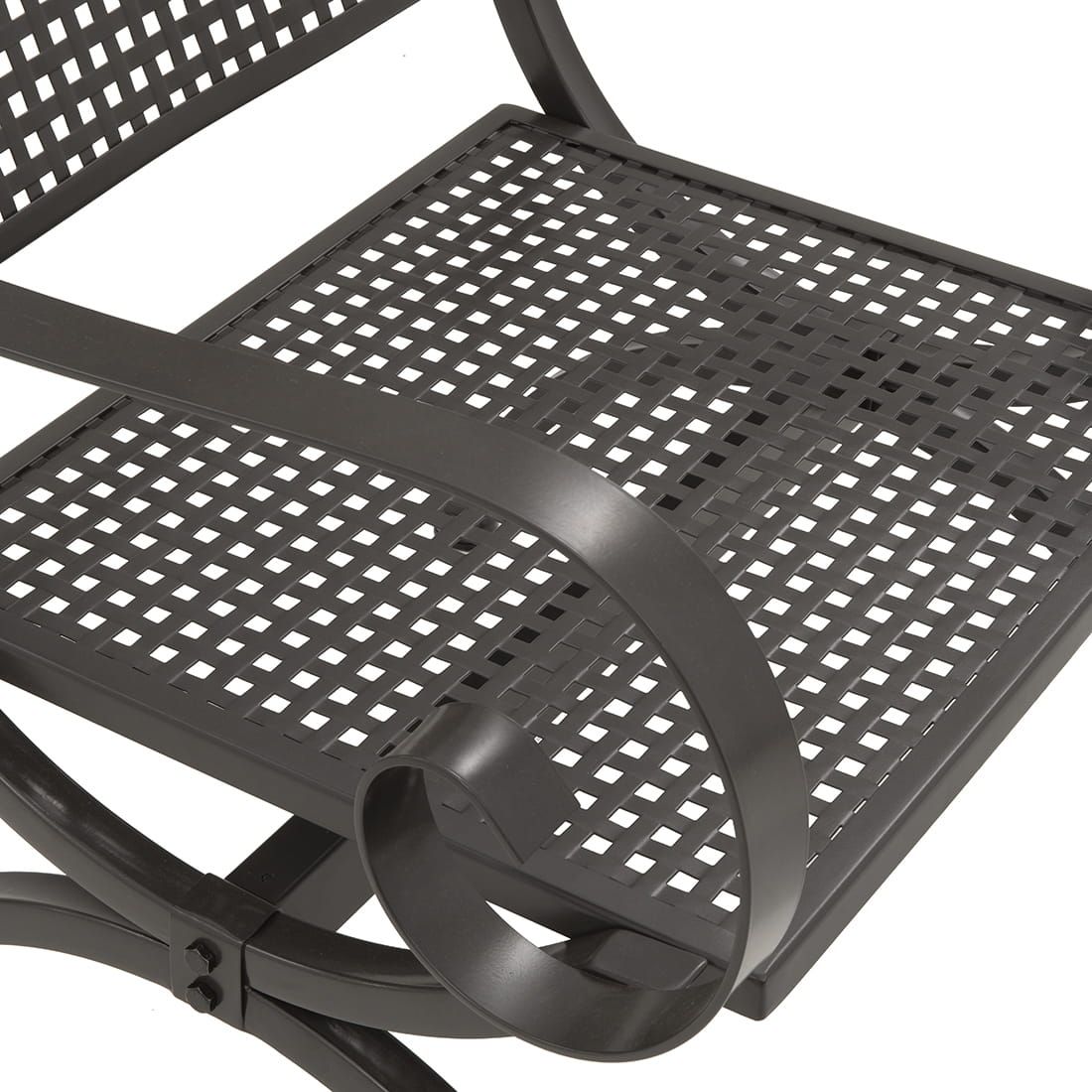 Loungestol Romeo smijern 69x65 cm sett bakfra med tydelig ryggstøtte