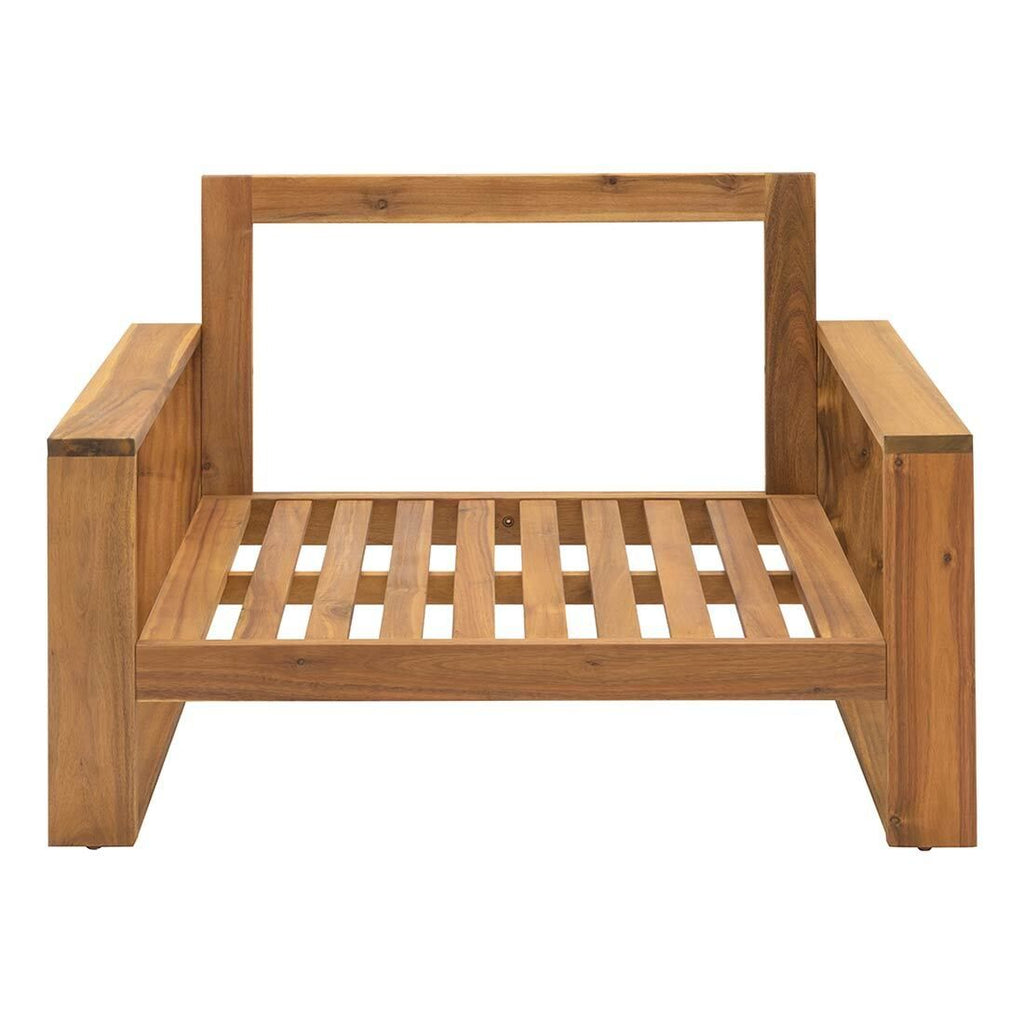 Loungestol Santa Cruz akasie polyester med pute i ecru