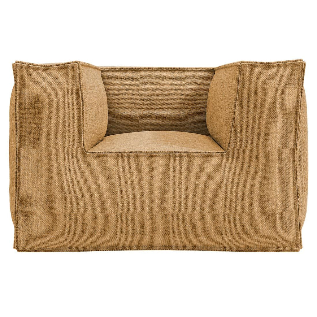 Loungestol Silky polypropylen/chenille 95 cm detalj av stoff og tekstur