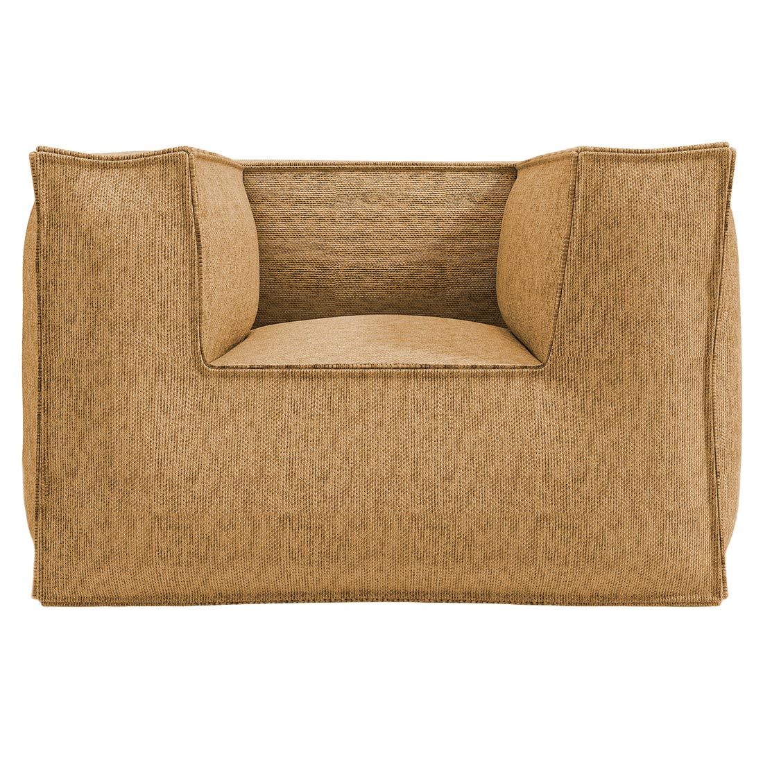 Loungestol Silky polypropylen/chenille 95 cm detalj av stoff og tekstur