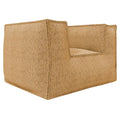 Loungestol Silky polypropylen/chenille 95 cm forfra med gulldetaljer