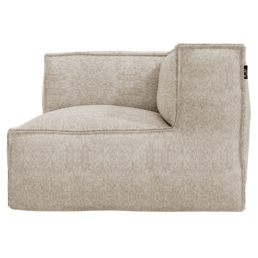 Loungestol Silky polypropylen/chenille 95x95 cm montert i hage