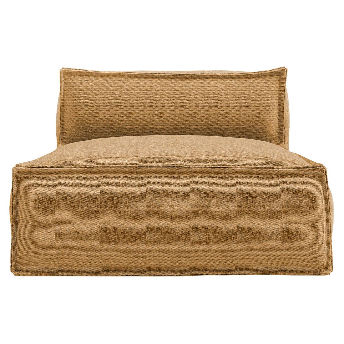 Loungestol Silky polypropylen/chenille 95x95 cm montert på terrasse