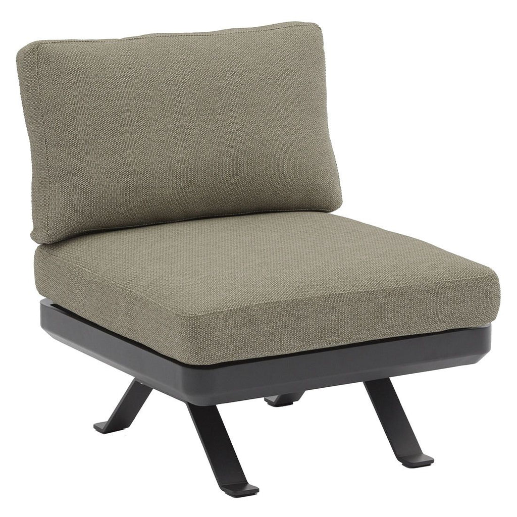 Loungestol Sky aluminium/olefin 70x70 cm - Zebra bakside