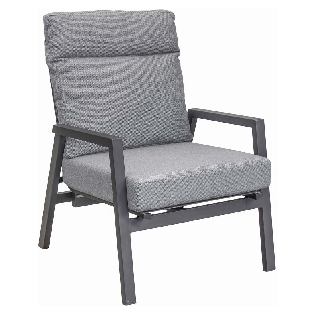 Loungestol Sondrino regulerbar aluminium bakside
