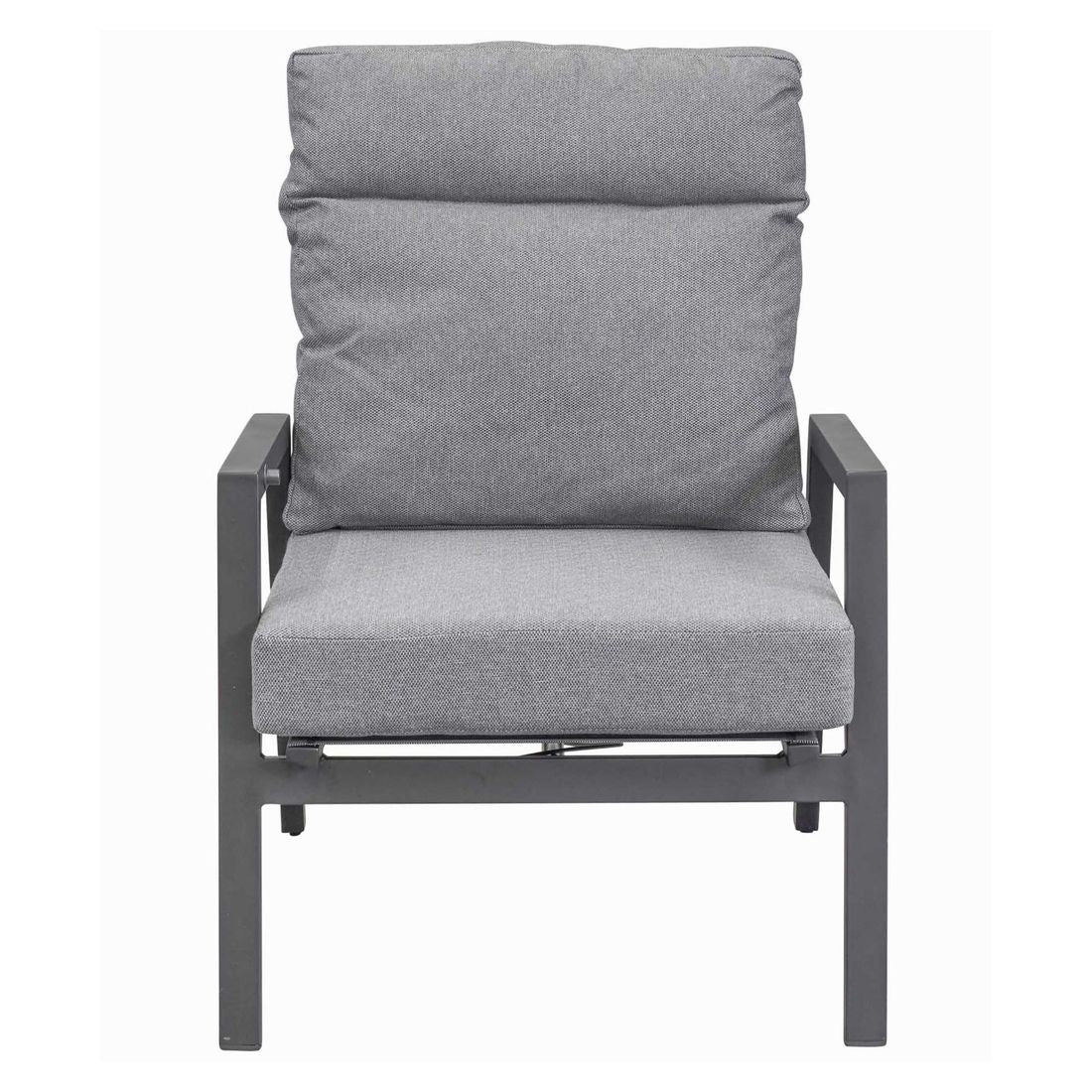 Loungestol Sondrino regulerbar aluminium montert på terrasse