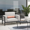 Loungestol Toskana aluminium/olefin 111 cm forfra