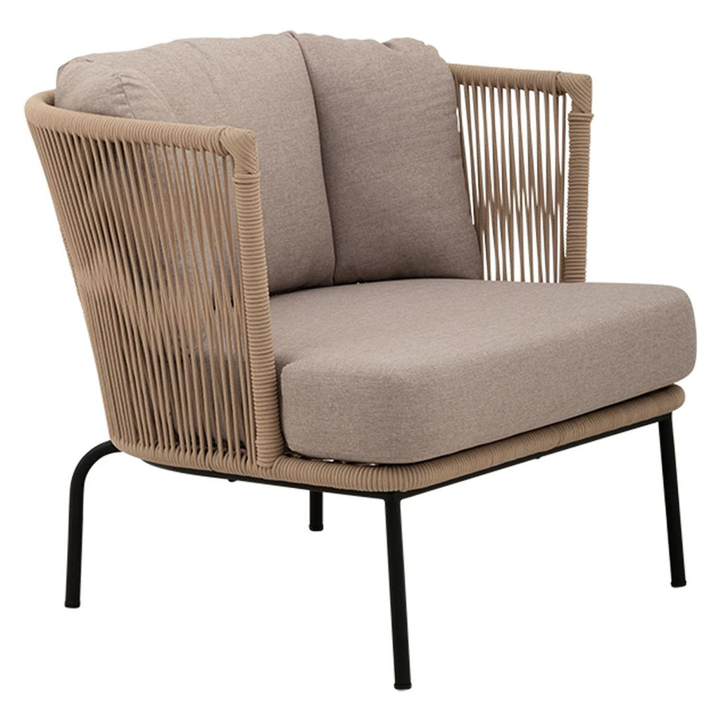 Loungestol Touch stål/tau 80x75 cm Cosmic Collection bakside