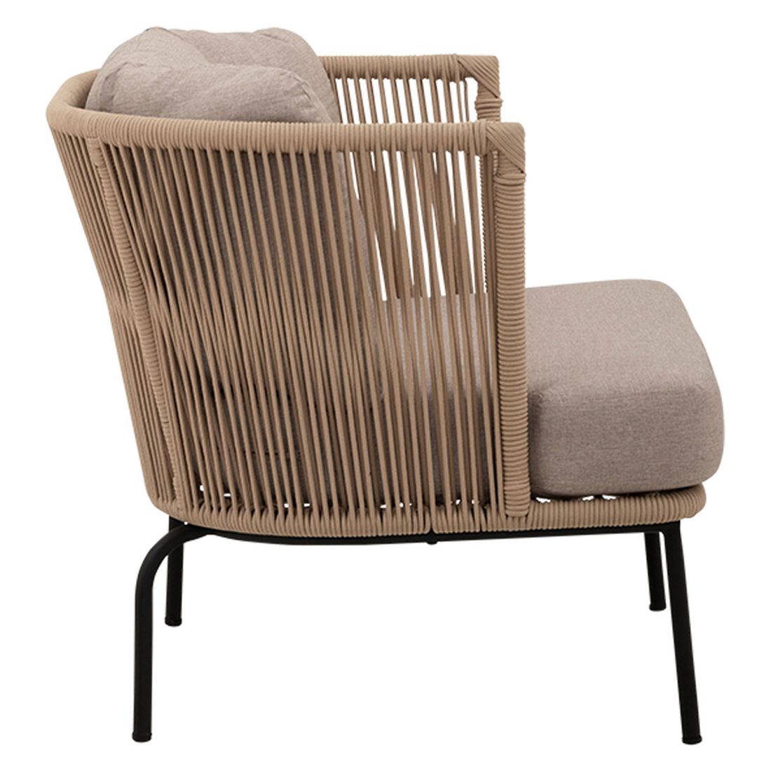 Loungestol Touch stål/tau 80x75 cm Cosmic Collection nærbilde pute