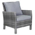 Loungestol Vivera aluminium/polyrotting 70x70 cm forfra