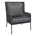 Loungestol Greta aluminium tau 76x76 cm foran