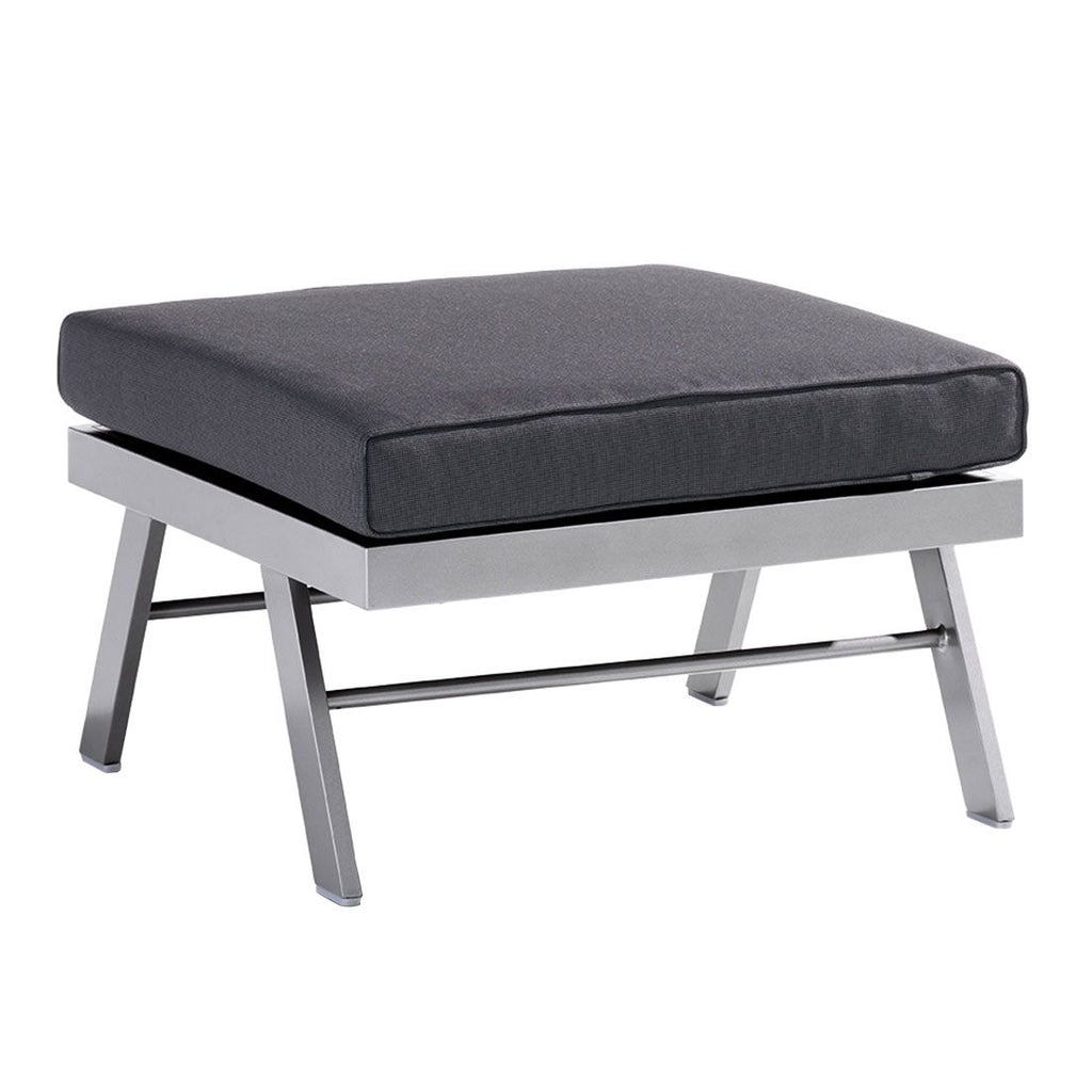 Loungetaburett Auckland aluminium 72x72 cm - Sieger forfra