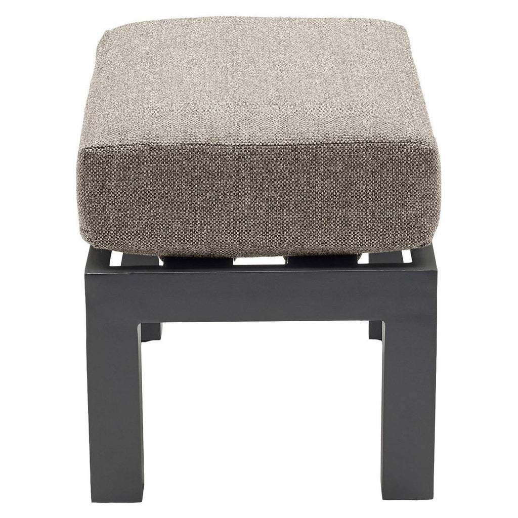 Loungetaburett Avena aluminium/polyester 63x40 cm nærbilde av ramme