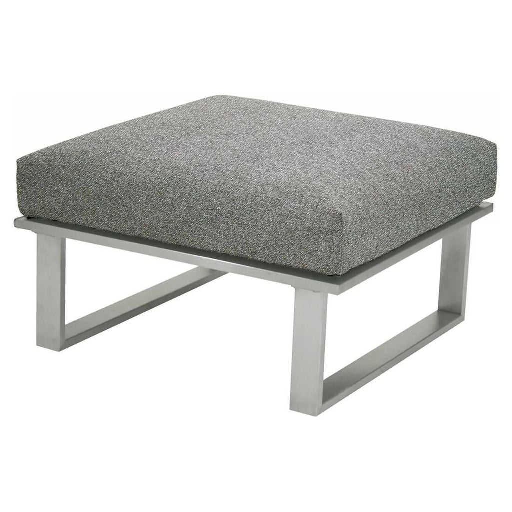 Loungetaburett Belvedere rustfritt stål/textilen 73,5 cm nærbilde av stoff