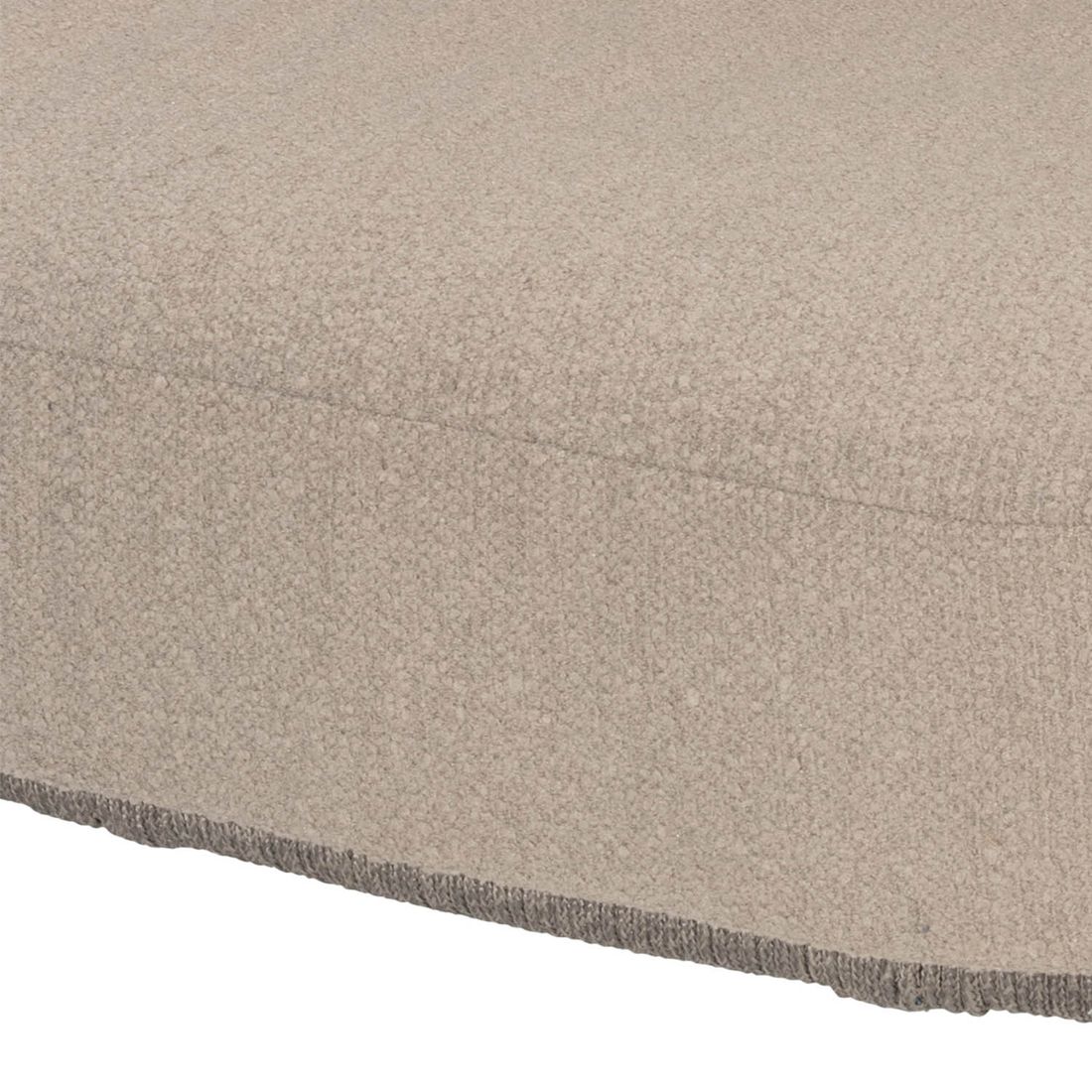 Nærbilde av ramme på Loungetaburett Capalbio rustfritt stål/olefin 69x60 cm